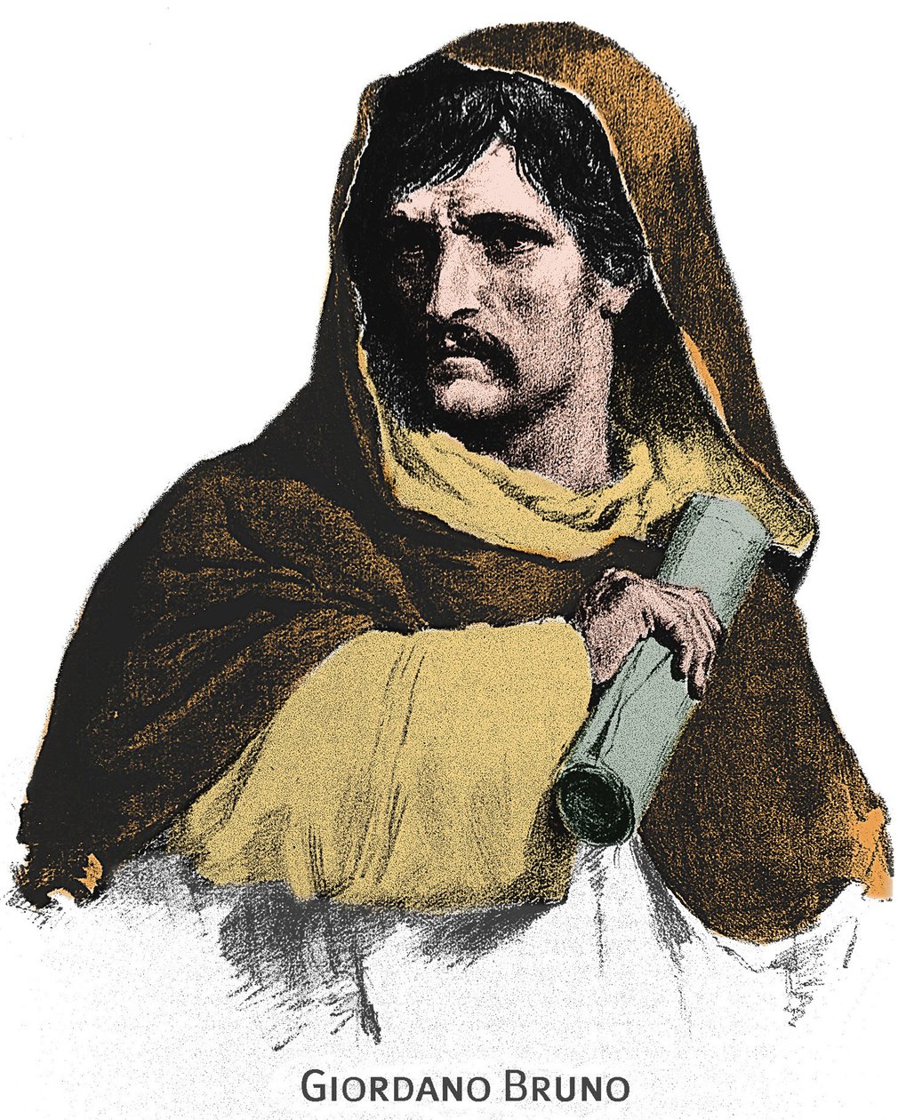 Portret Giordano Bruno (1548-1600). autorstwa Unknown artist