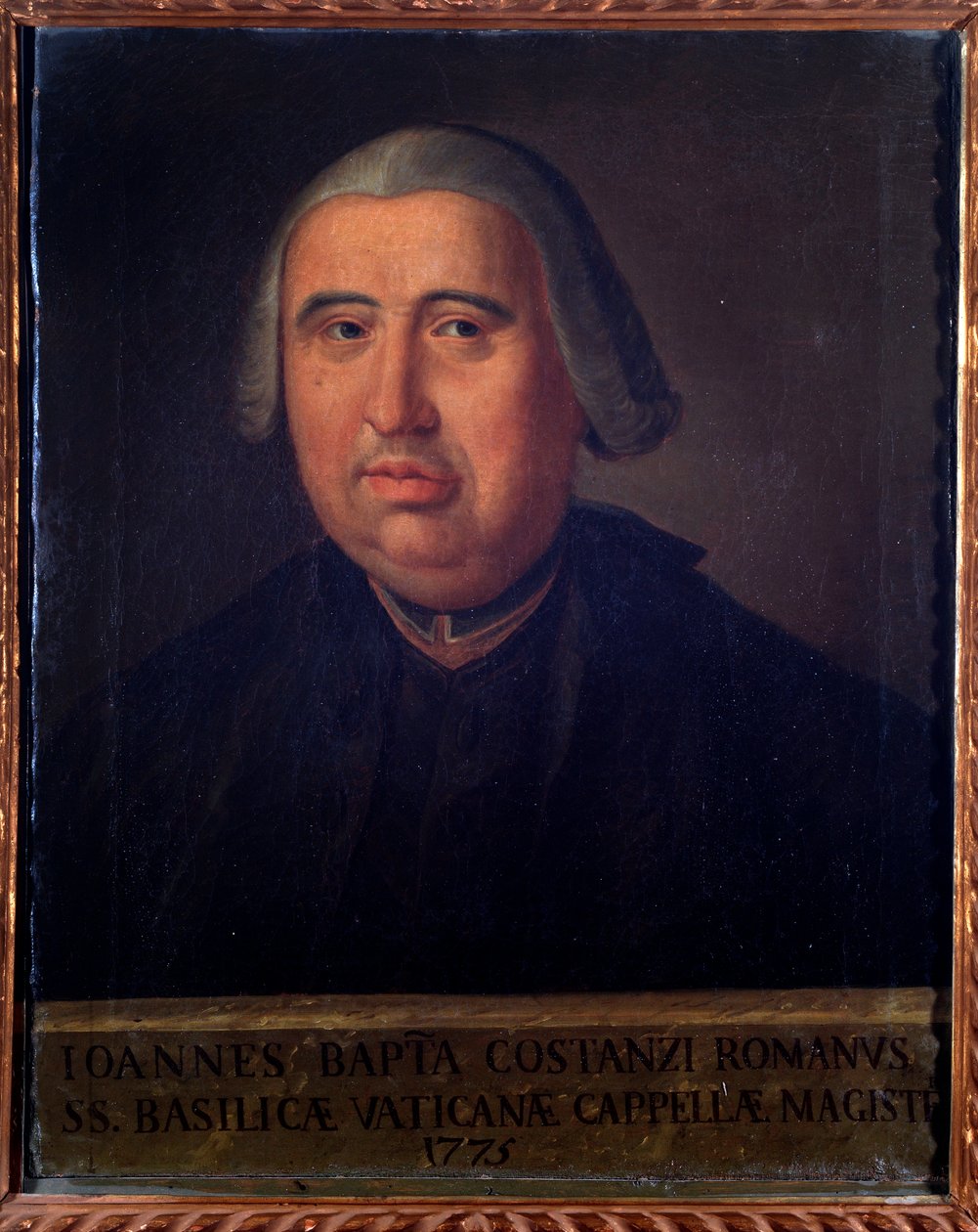 Portret Giovanniego Battisty Costanziego, włoskiego kompozytora i wiolonczelisty (malarstwo autorstwa Unknown artist