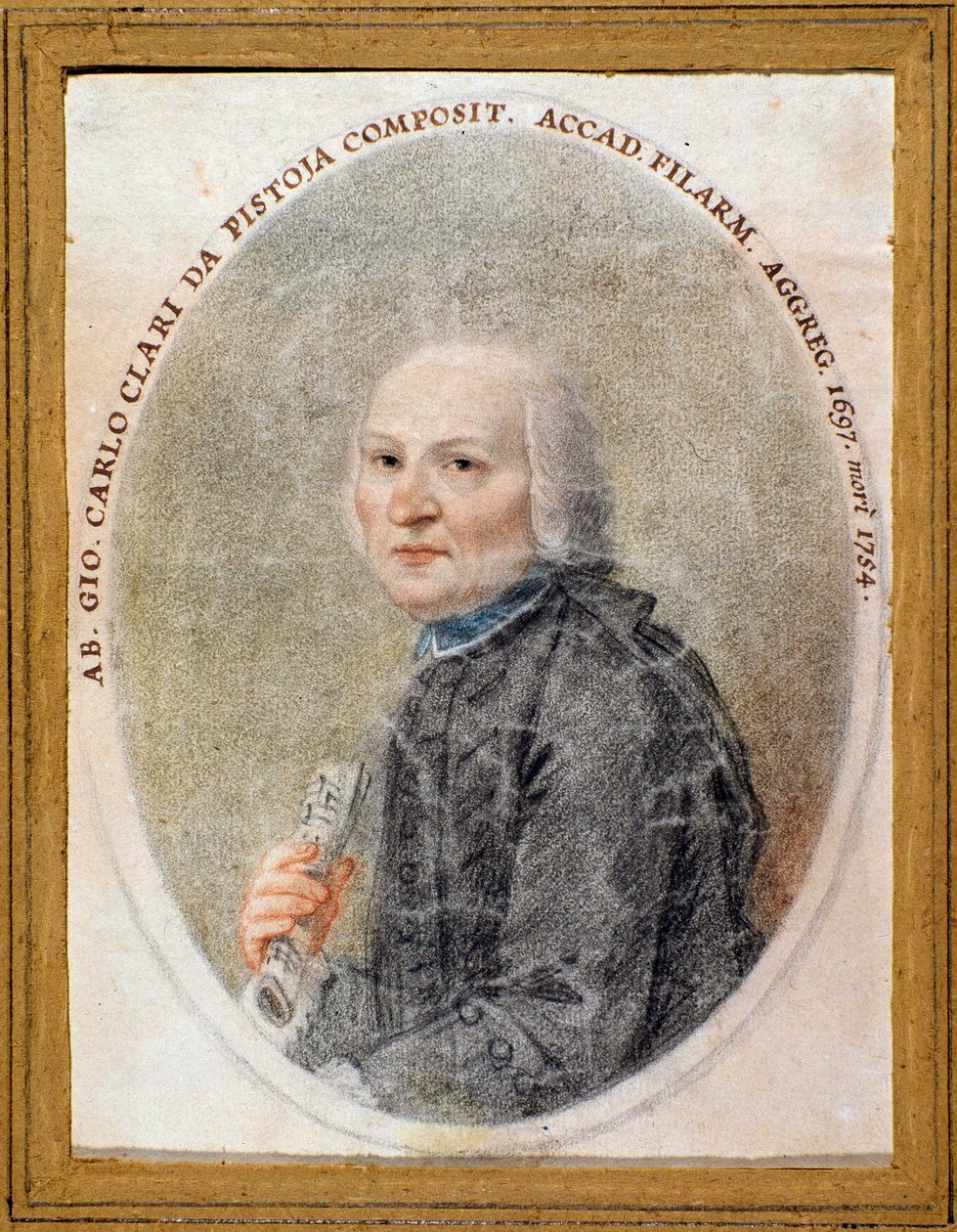 Portret Giovanniego Carlo Maria Clari (akwarela) autorstwa Unknown artist