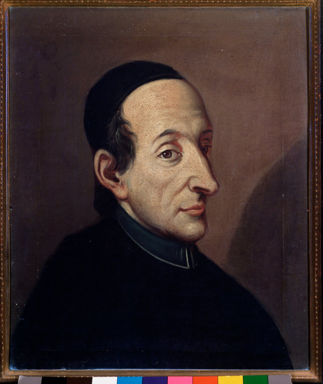 Portret Giovenale Sacchi (1726-1789) włoskiego muzykologa Anonimowe malarstwo. 18 wiek. Bolonia, Muzeum Miejskie autorstwa Unknown artist
