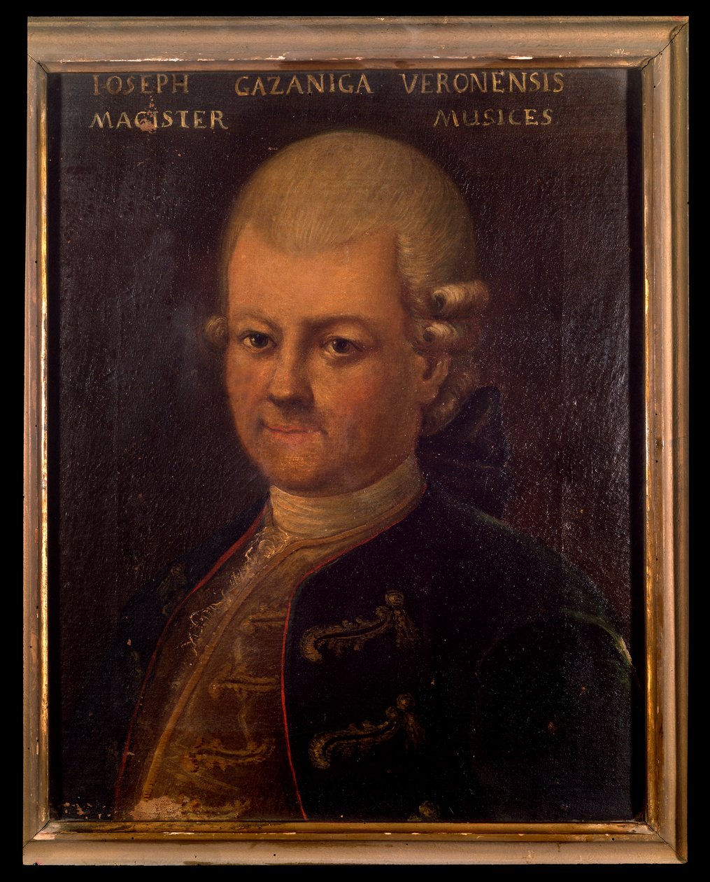 Portret Giuseppe Gazzanigi (1743-1818) włoskiego kompozytora Anonimowy obraz. 18 wiek. Bolonia, miejskie muzyczne muzeum bibliograficzne. autorstwa Unknown artist