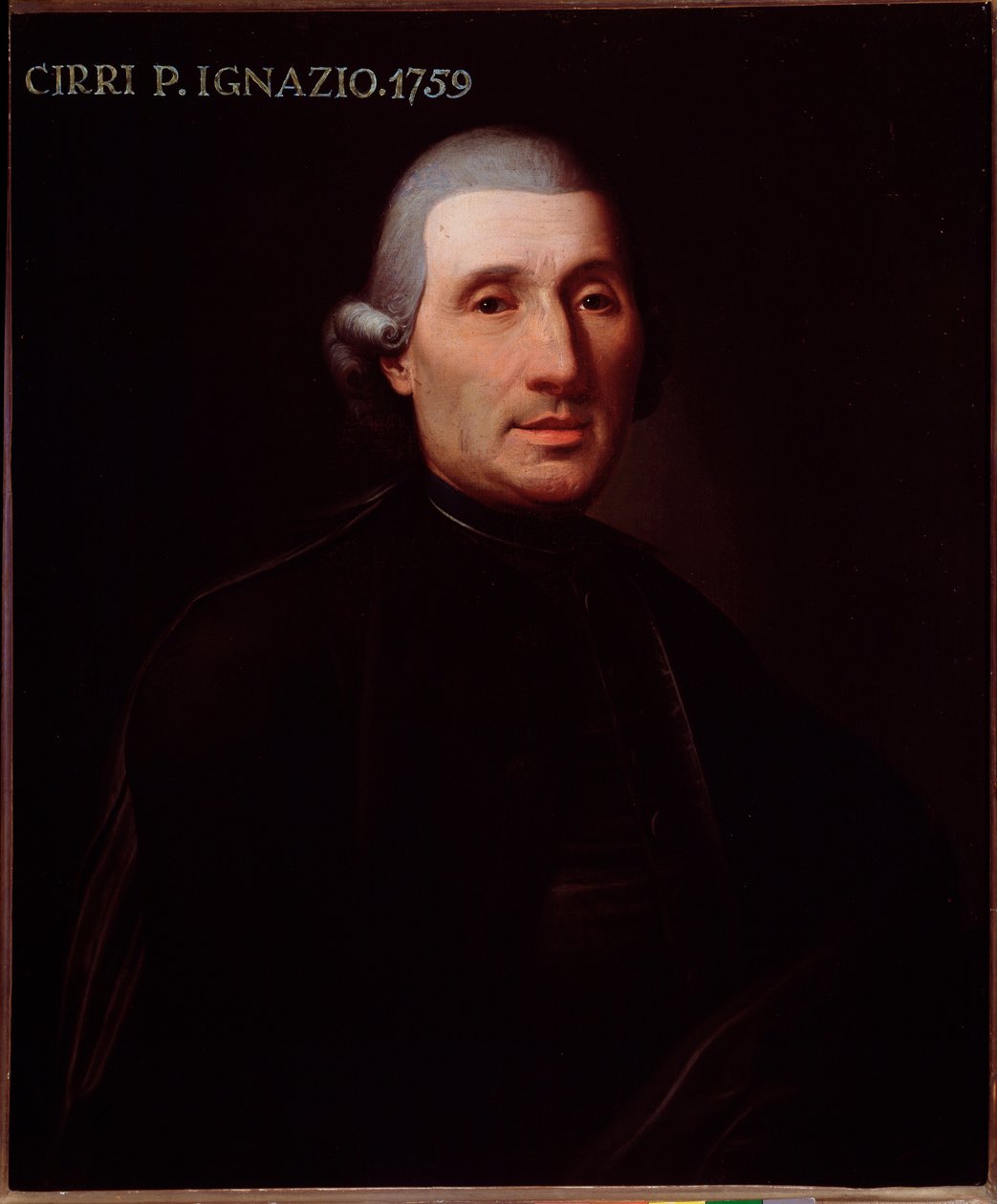 Portret Ignazio Cirri (1711-1787) włoskiego kompozytora Anonimowy obraz. 18 wiek. Bolonia, obywatelskie muzeum bibliograficzne autorstwa Unknown artist