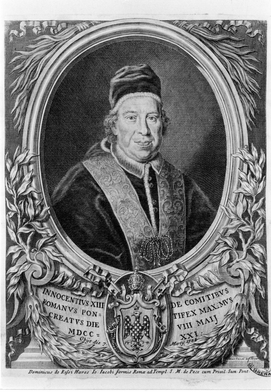 Portret Innocentego XIII (1655-1724). autorstwa Unknown artist