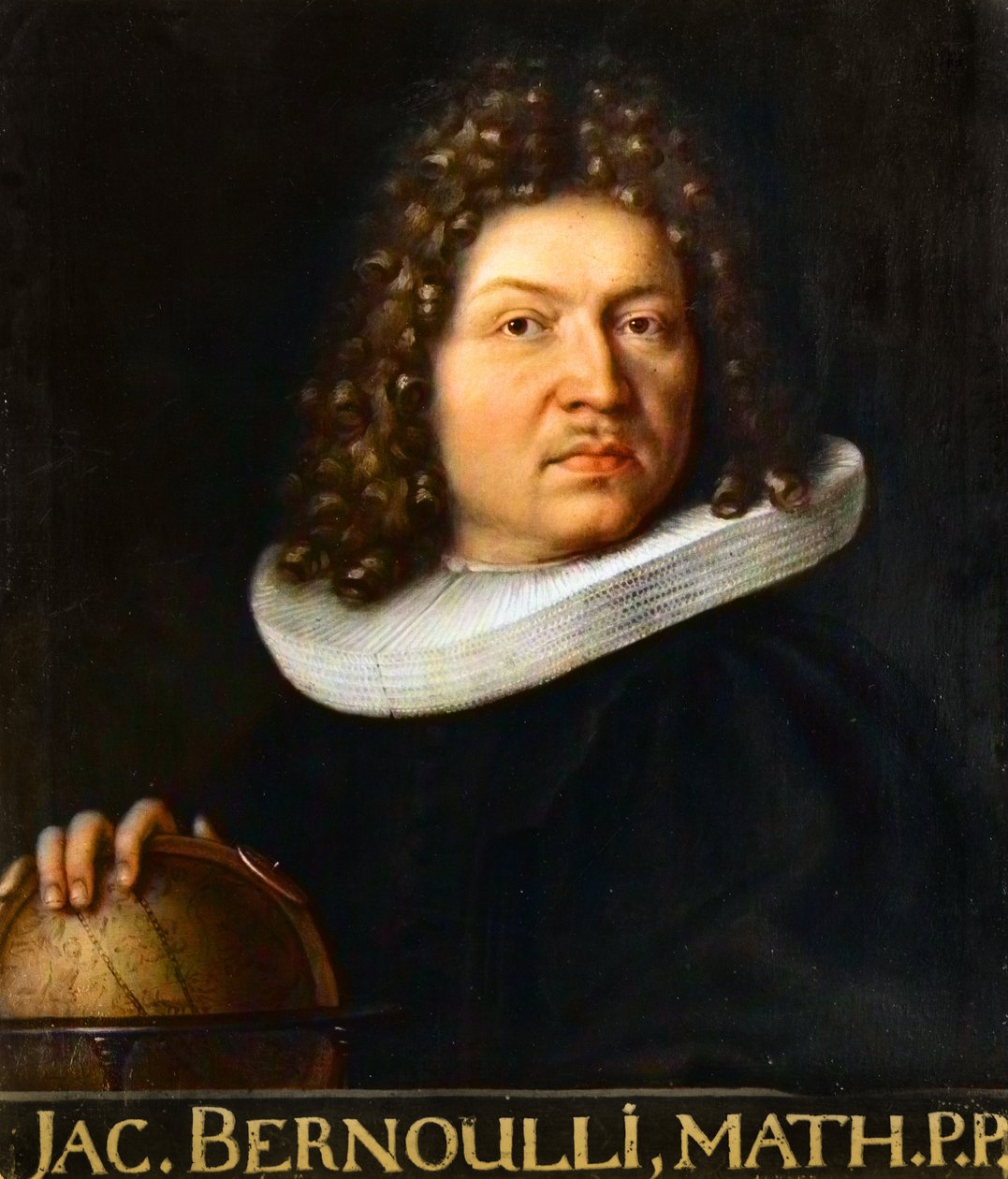 Portret Jacquesa Bernoulliego (1667-1748) - szwajcarskiego matematyka autorstwa Unknown artist