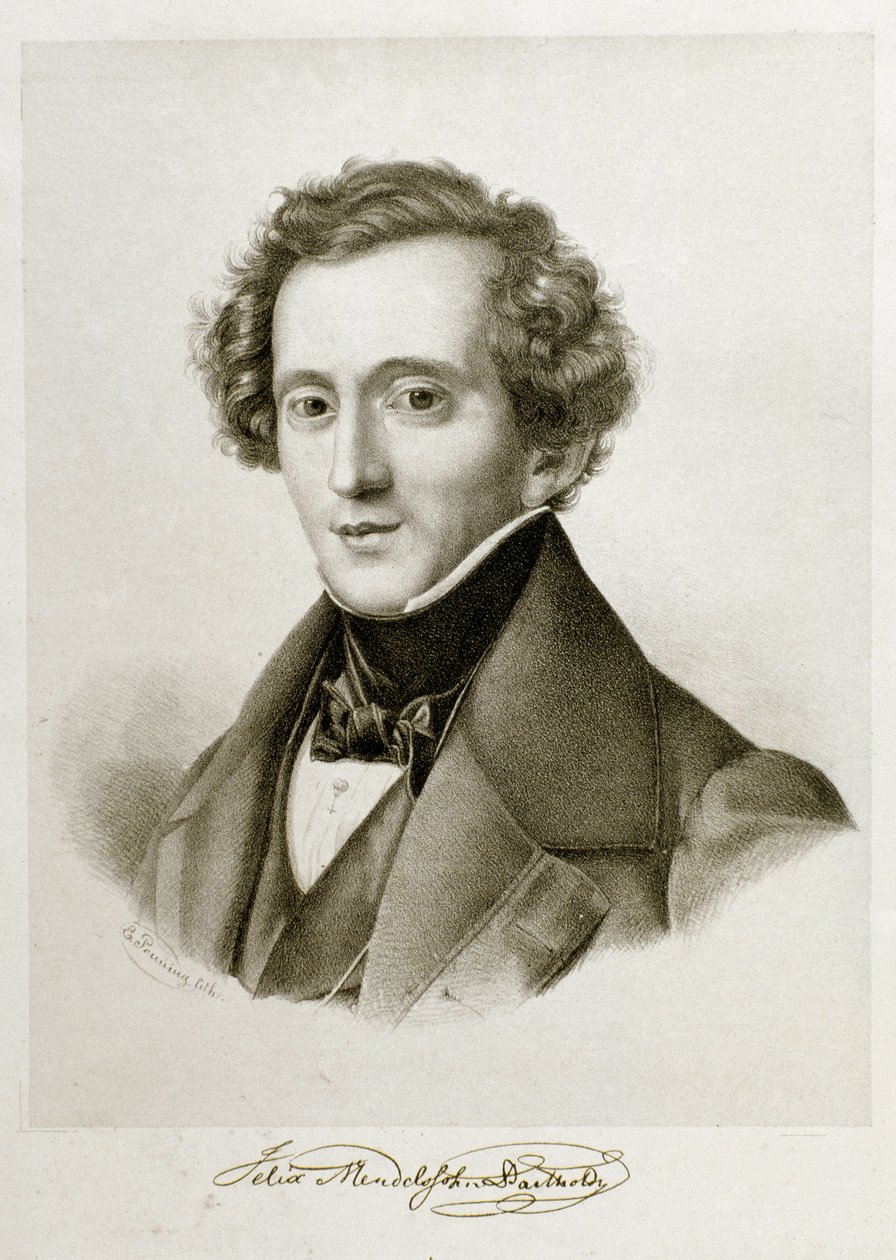 Portret Jakoba Ludwiga Felixa Mendelssohna Bartholdy
