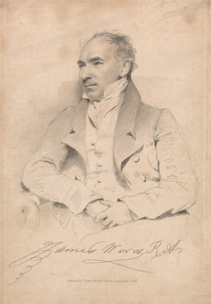 Portret Jamesa Warda, RA autorstwa Unknown artist