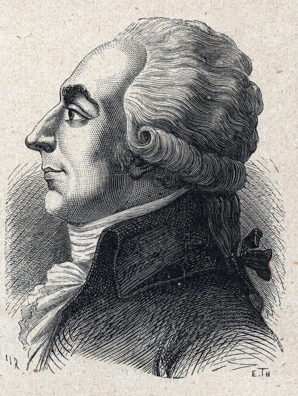 Portret Jean-Baptiste (Jean Baptiste) Cloots dit Anacharsis Klootz (lub Clootz autorstwa Unknown artist