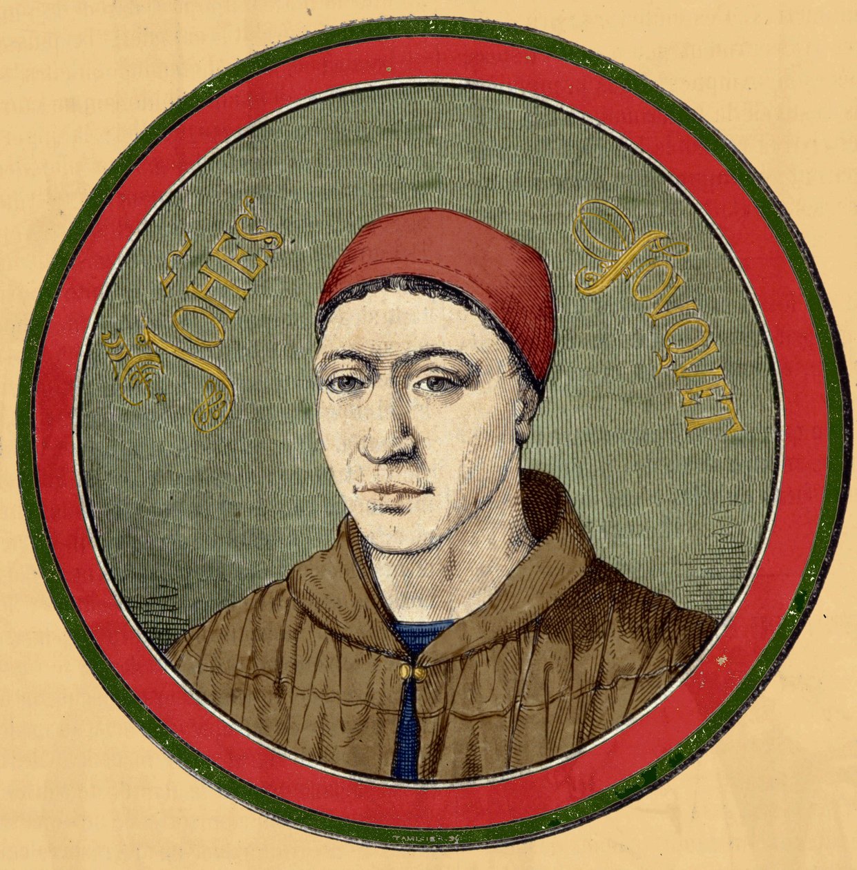 Portret Jeana Fouqueta (francuskiego malarza wczesnego renesansu, ok. 1420-1477). autorstwa Unknown artist