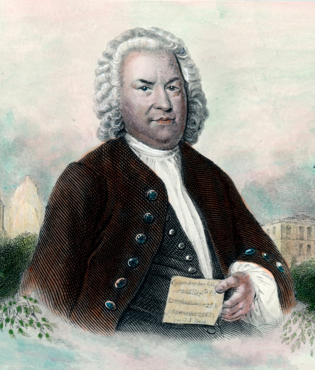 Portret Jeana Sebastiena Bacha (Johann Sebastian Bach autorstwa Unknown artist