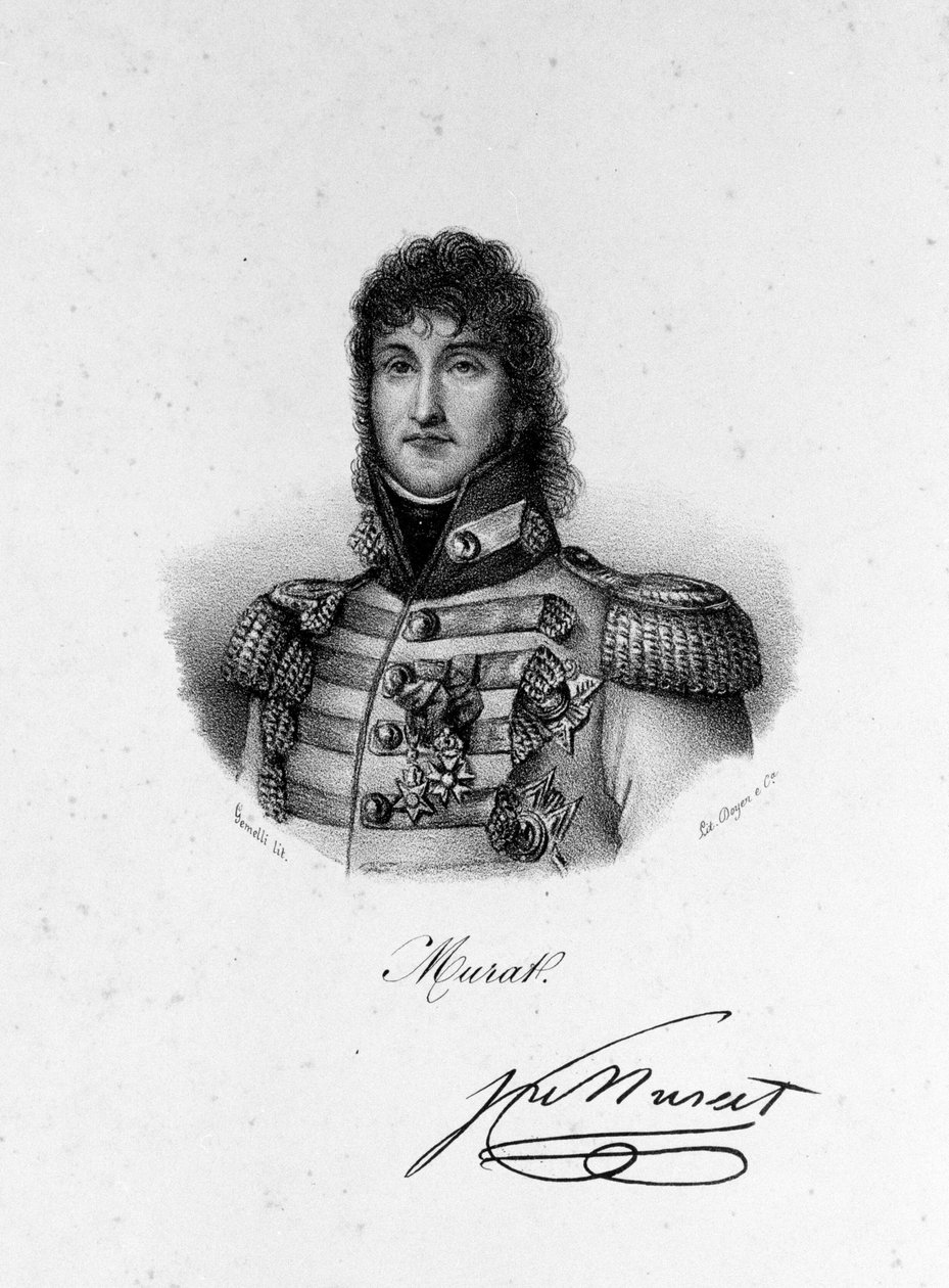 Portret Joachima Murata (1767 - 1815), marszałka Francji, króla Neapolu autorstwa Unknown artist