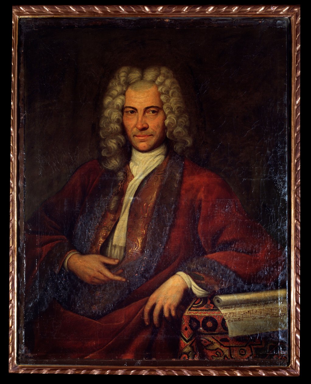 Portret Johanna Josepha Fuxa, austriackiego kompozytora, teoretyka muzyki i pedagoga (malarstwo autorstwa Unknown artist