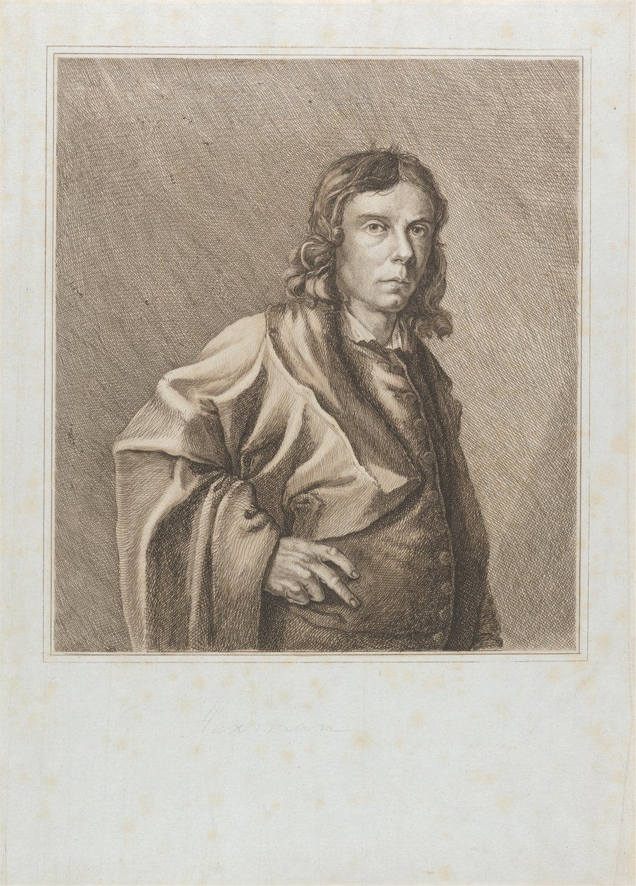 Portret Johna Flaxmana autorstwa Unknown artist