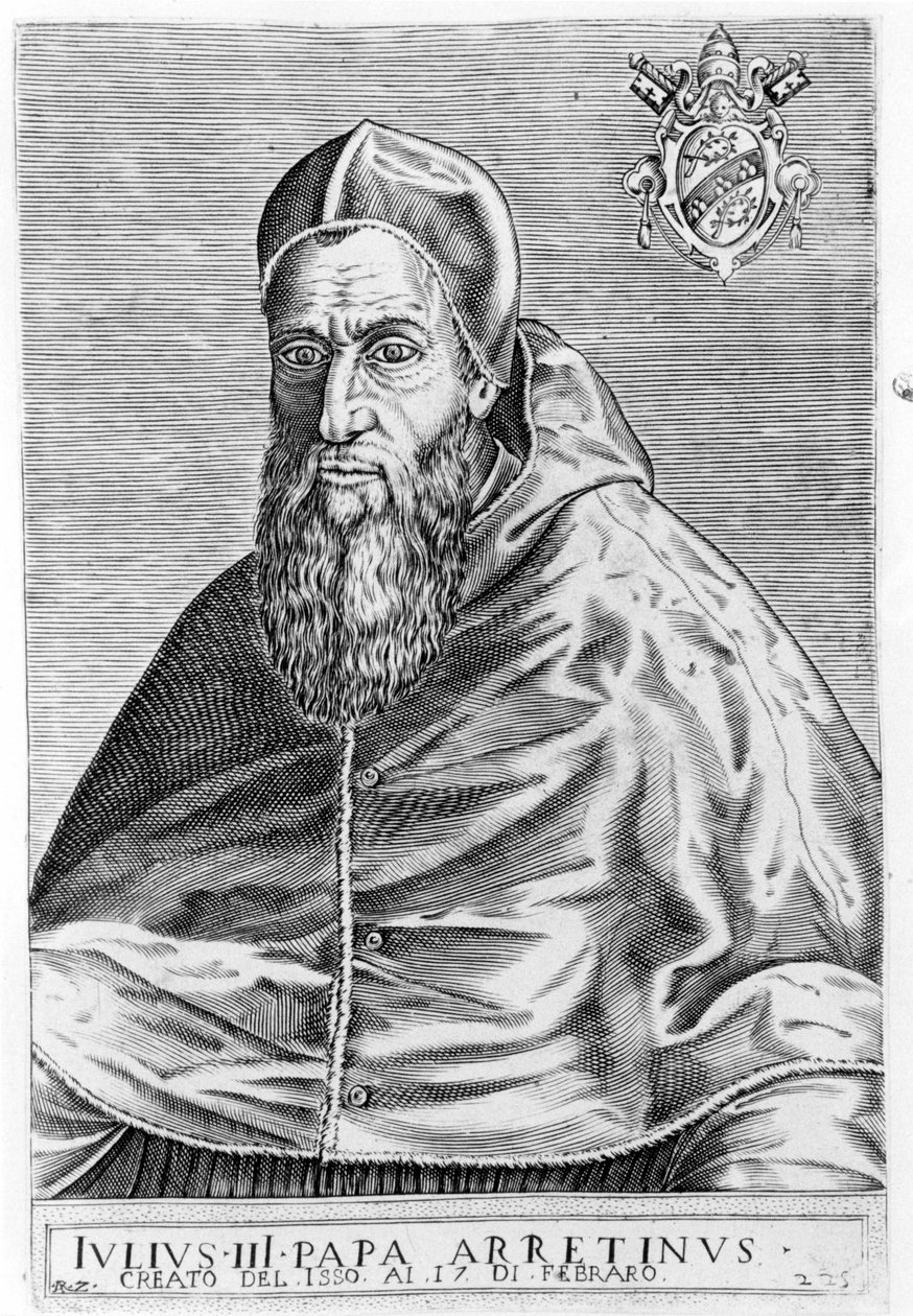 Portret Julesa III (1487 - 1555). autorstwa Unknown artist