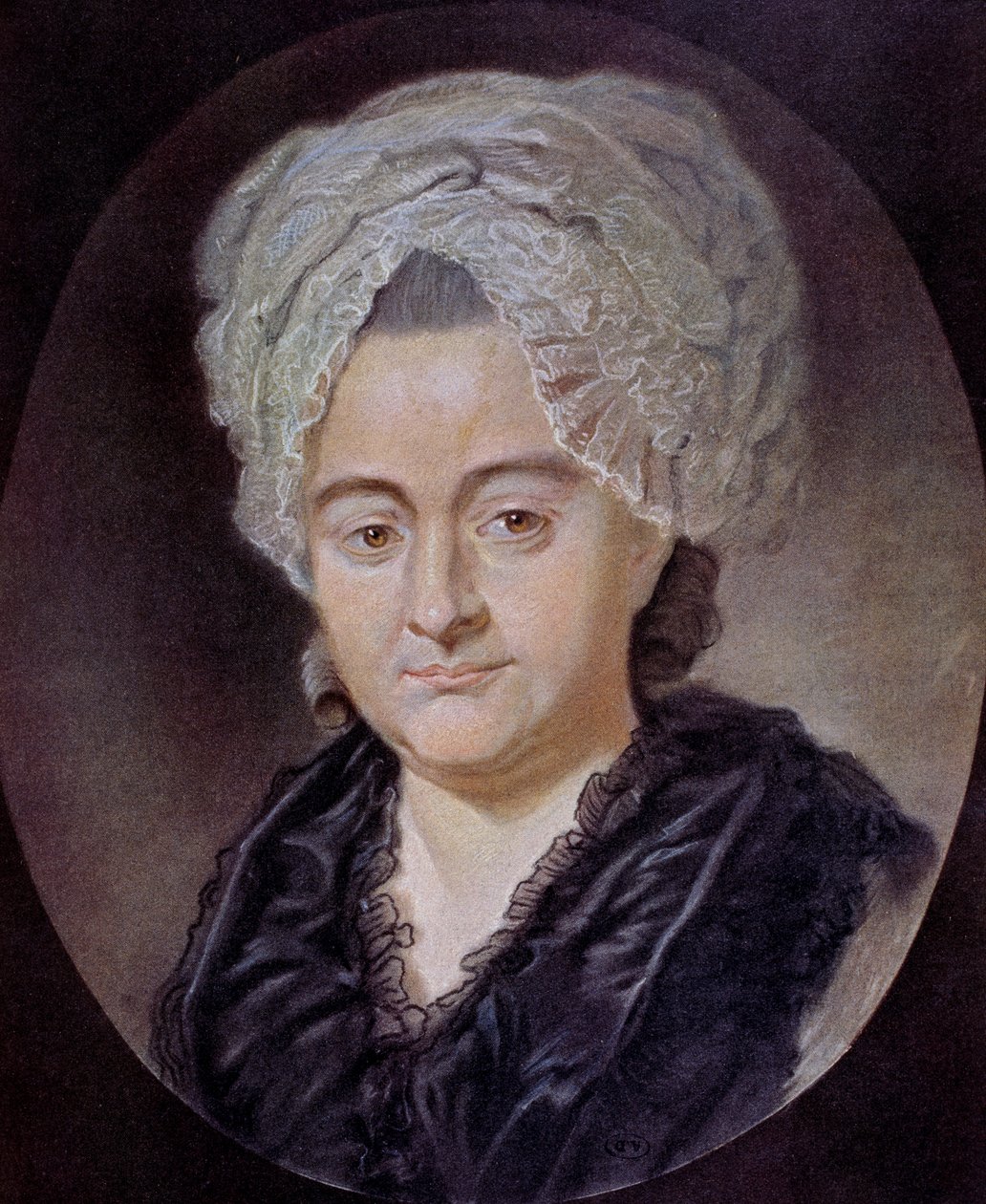 Portret Katarzyny Elżbiety Textor (rysunek) autorstwa Unknown artist