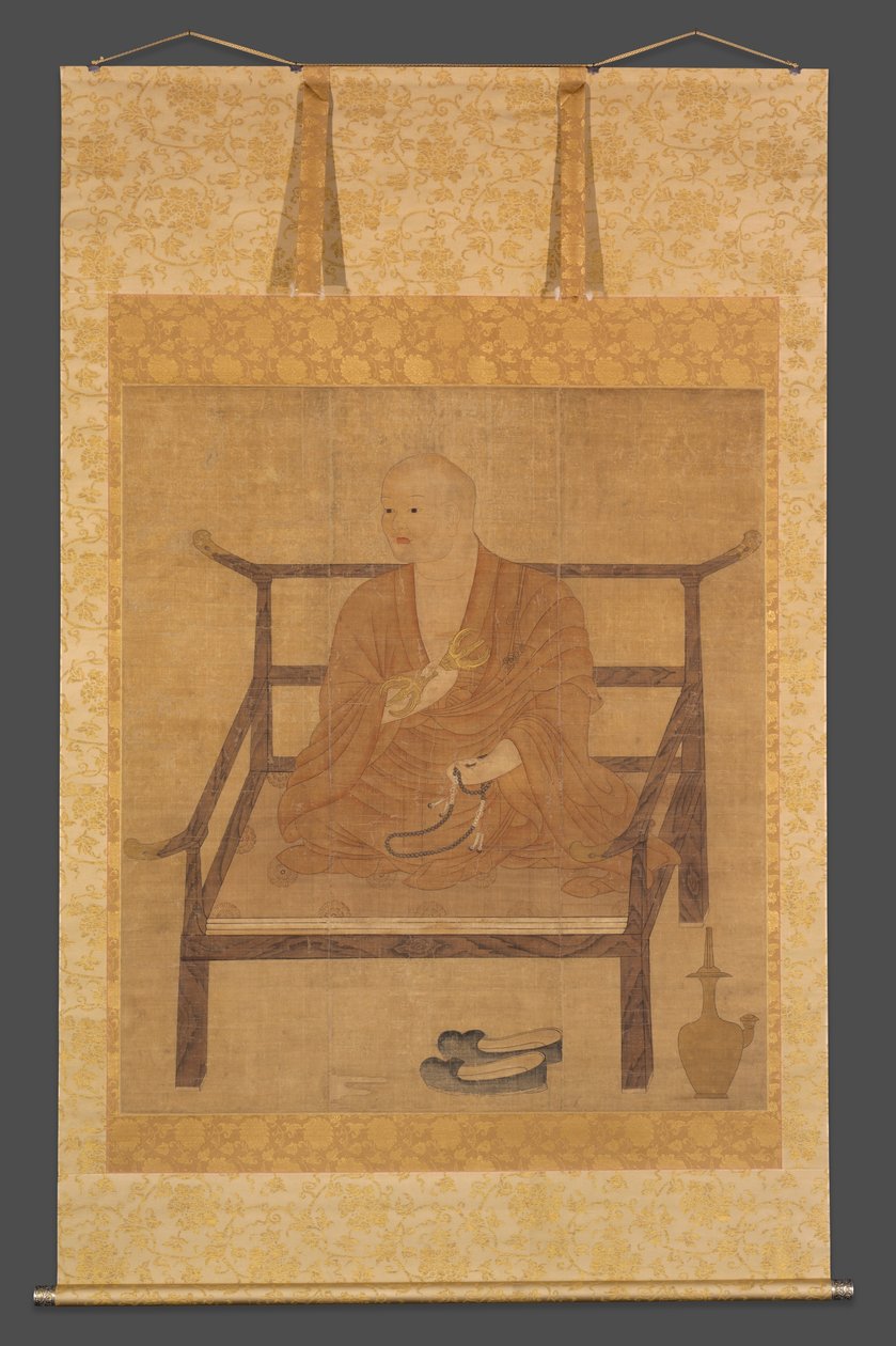Portret Kobo Daishi (Kukai) autorstwa Unknown artist