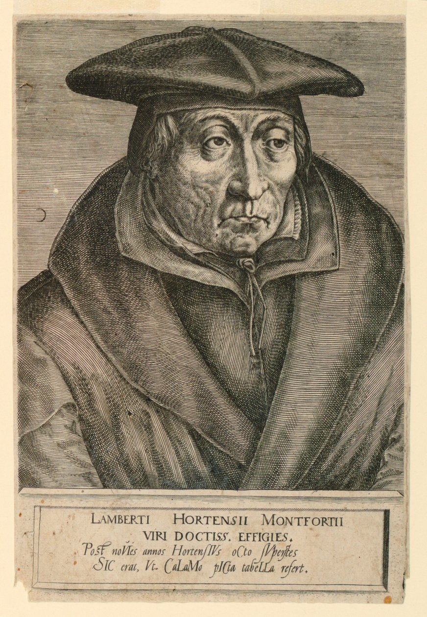 Portret Lamberta Hortense Montfort autorstwa Unknown artist