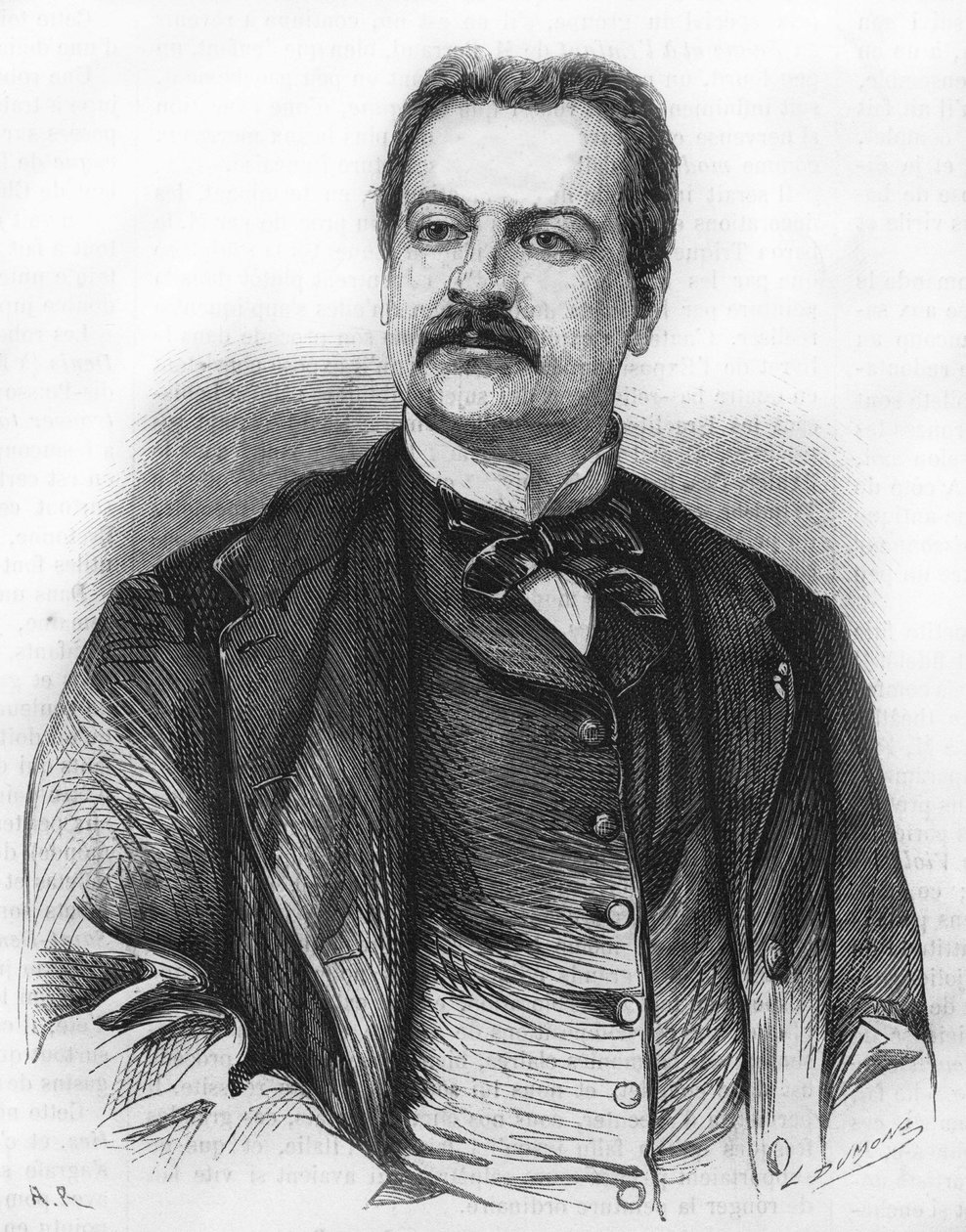 Portret Lamberta Thibousta. Autor dramatu. 1826-1867. autorstwa Unknown artist