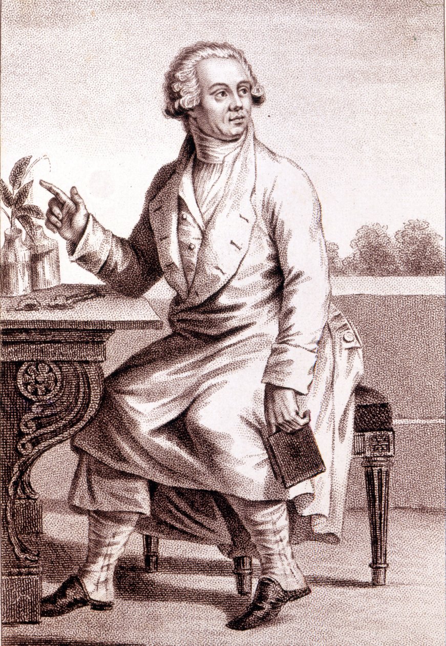 Portret Lavoisiera (1743-1794). autorstwa Unknown artist