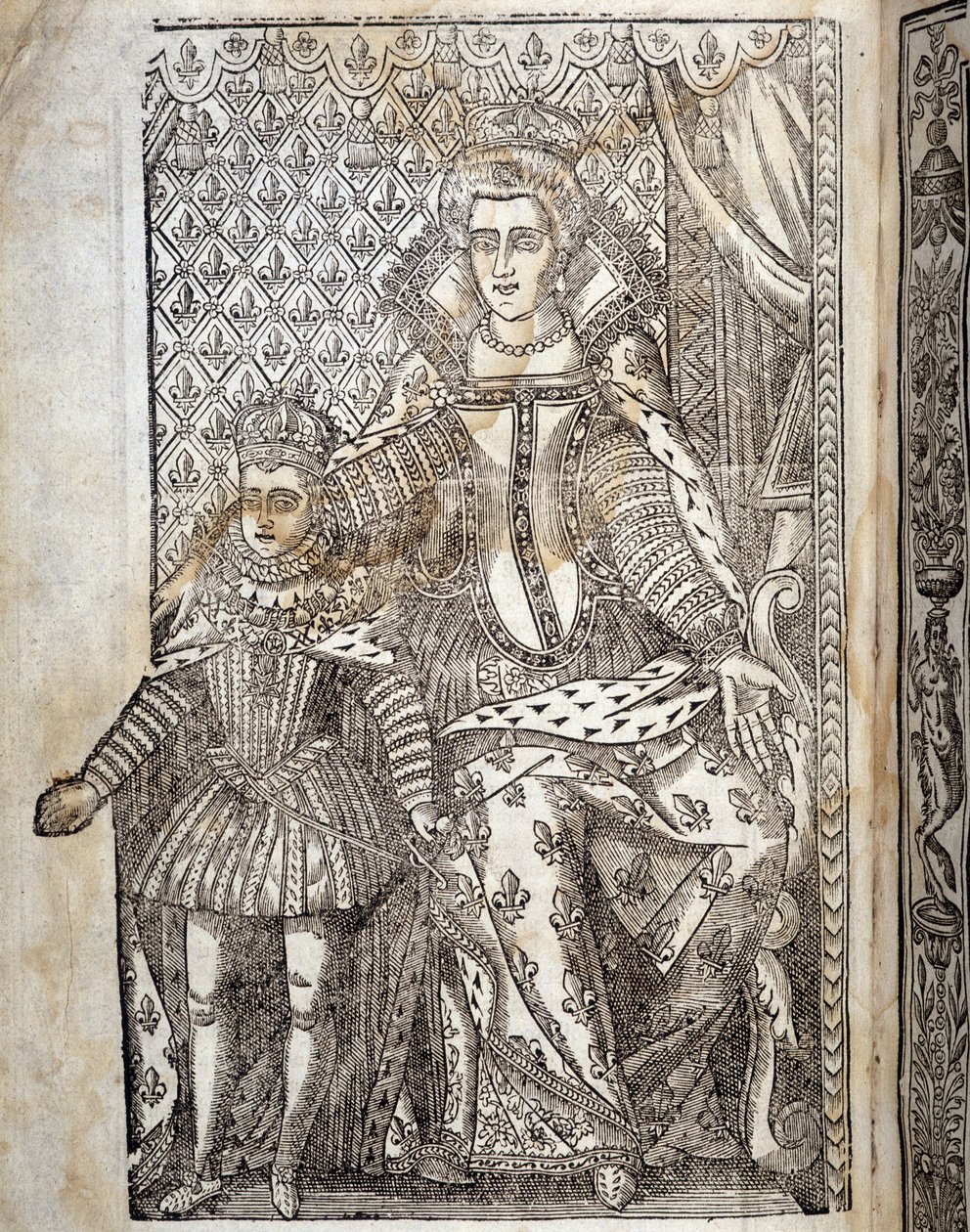 Portret dziecka Ludwika XIII i Marii Medycejskiej. autorstwa Unknown artist