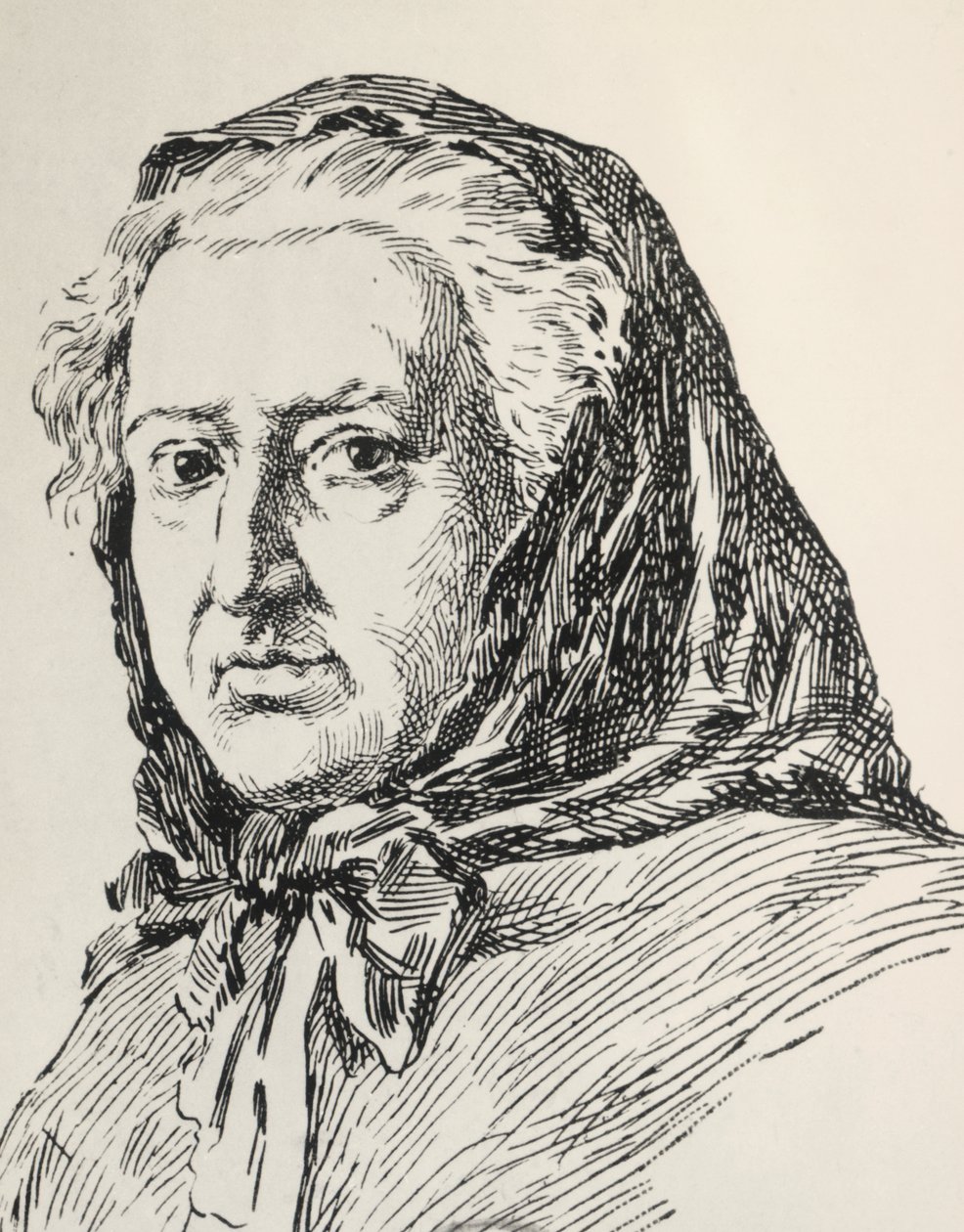 Portret Louise Ackermann autorstwa Unknown artist