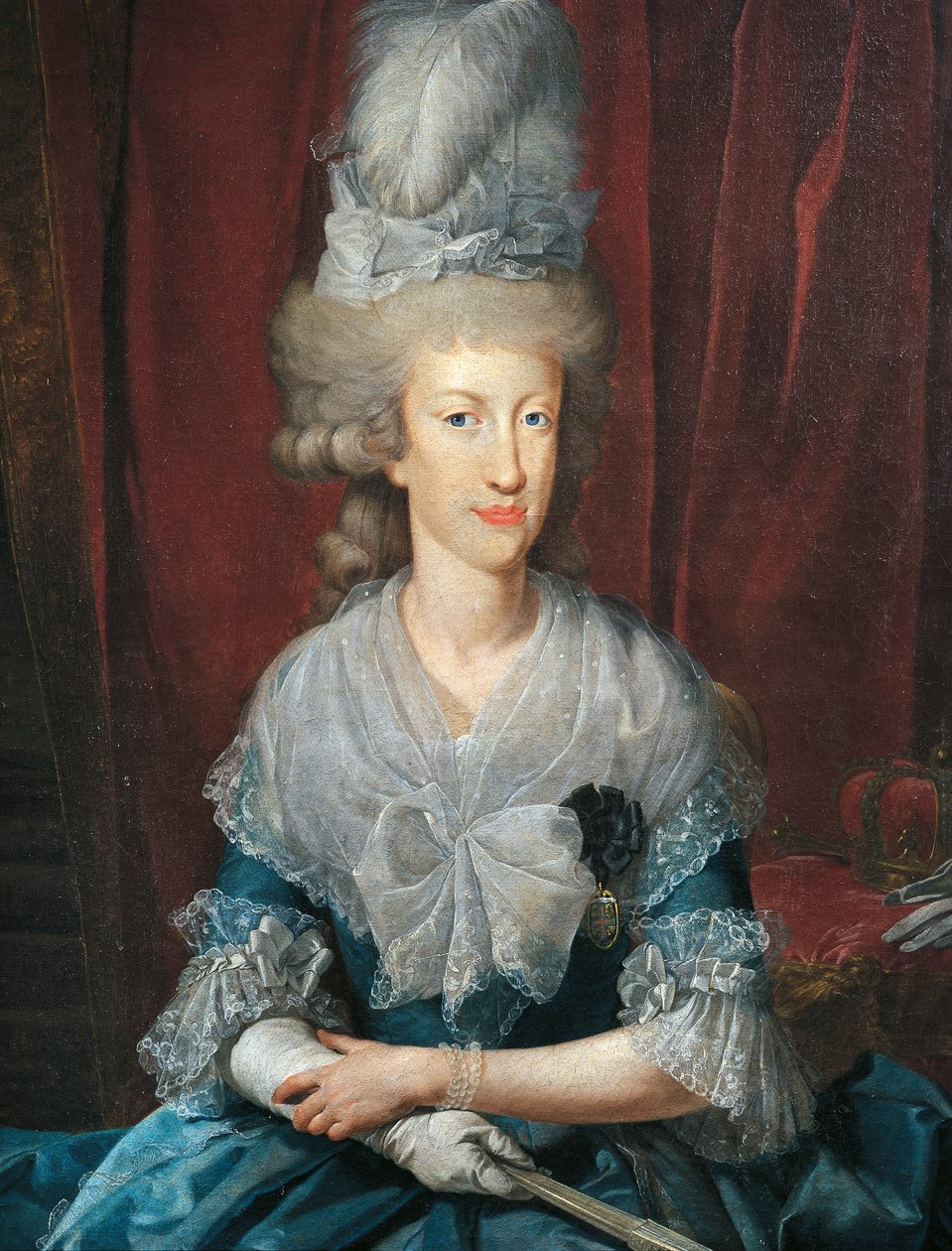 Portret Marii Luizy Hiszpańskiej, znanej również jako Maria Ludovica (obraz) autorstwa Unknown artist
