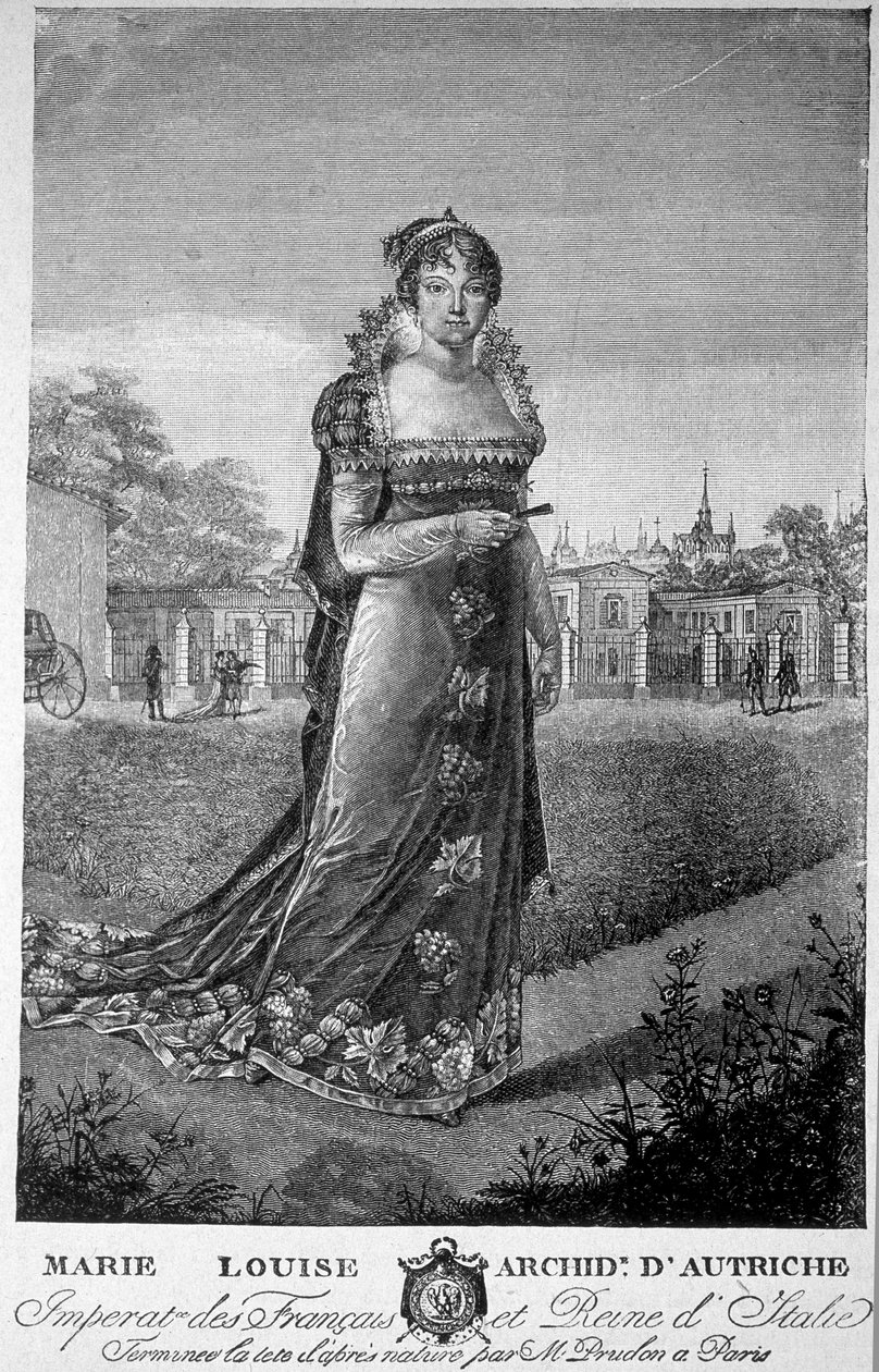 Portret Marii Louise, arcyksiężnej Austrii, żony Napoleona I. autorstwa Unknown artist