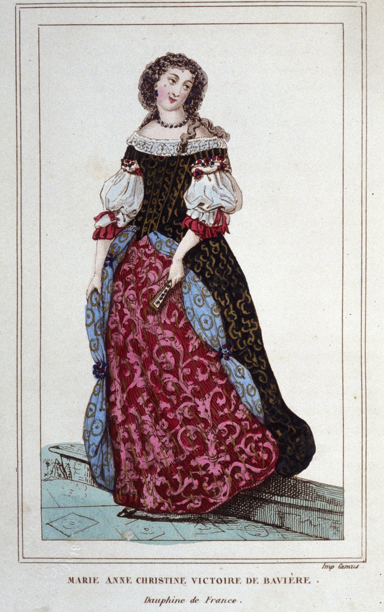 Portret Maryi - Anny - Krystyny Bawarskiej. Monachium autorstwa Unknown artist