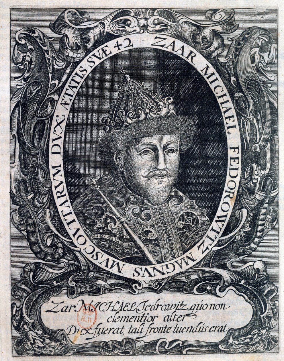 Portret Michała III, cara Rosji (Mikhael Romanov autorstwa Unknown artist
