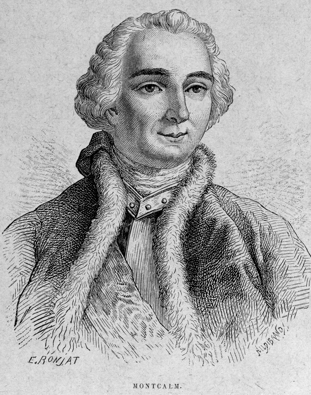 Portret Montcalma, generała francuskiego (1712 - 1759) autorstwa Unknown artist