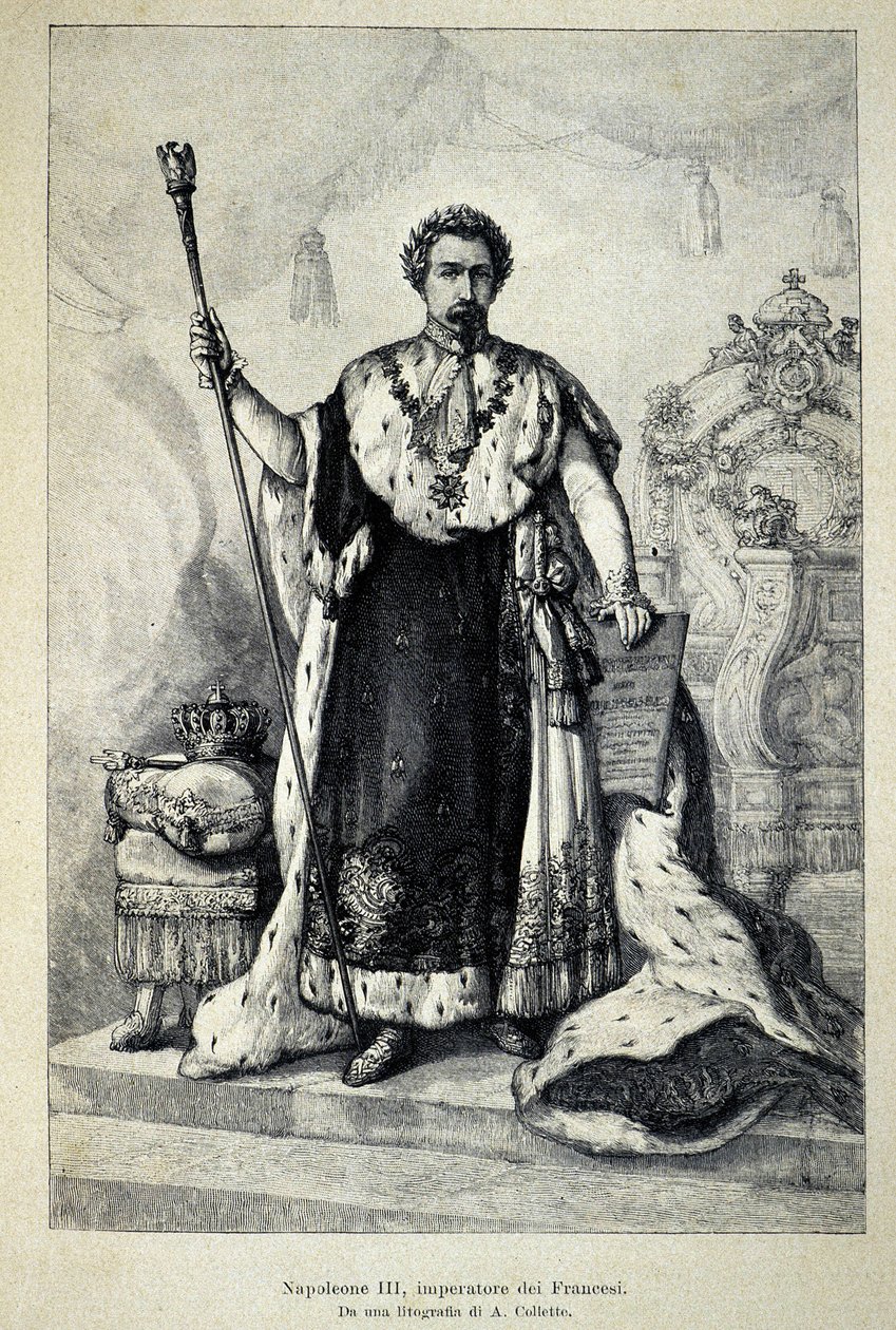 Portret Napoleona III jako cesarza autorstwa Unknown artist
