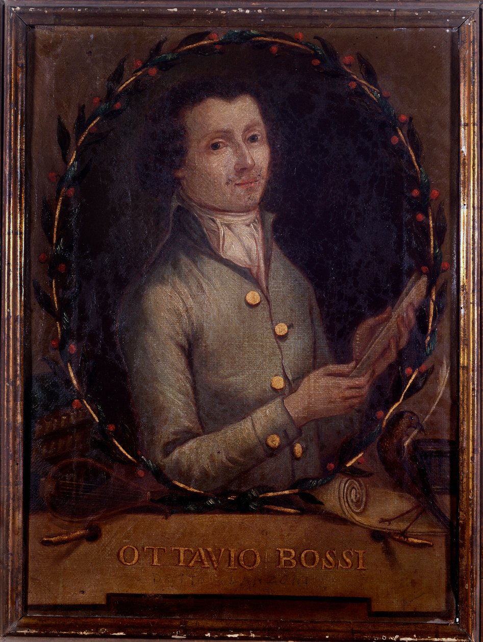 Portret Ottavio Bossi, włoskiego kompozytora (malarstwo autorstwa Unknown artist