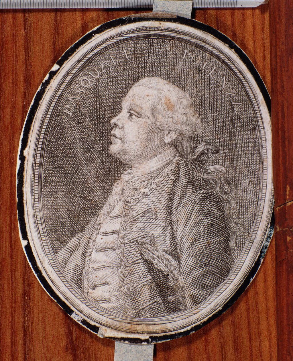 Portret Pasquale Potenzy (rycina autorstwa Unknown artist