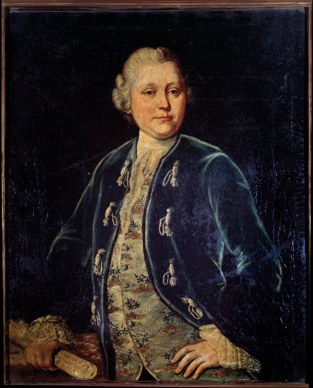 Portret Pasquale Potenzy, włoski kastrat (malarstwo) autorstwa Unknown artist