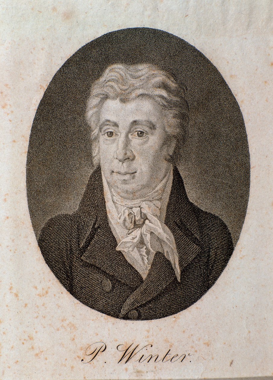Portret Piotra Wintera (rycina autorstwa Unknown artist