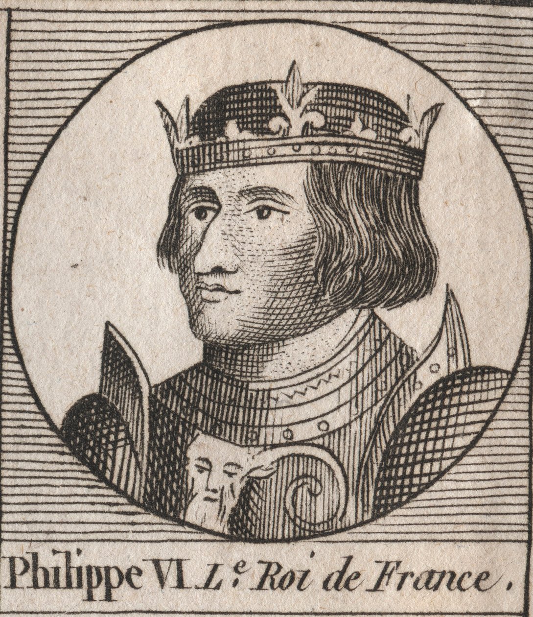 Portret Filipa VI Valois autorstwa Unknown artist