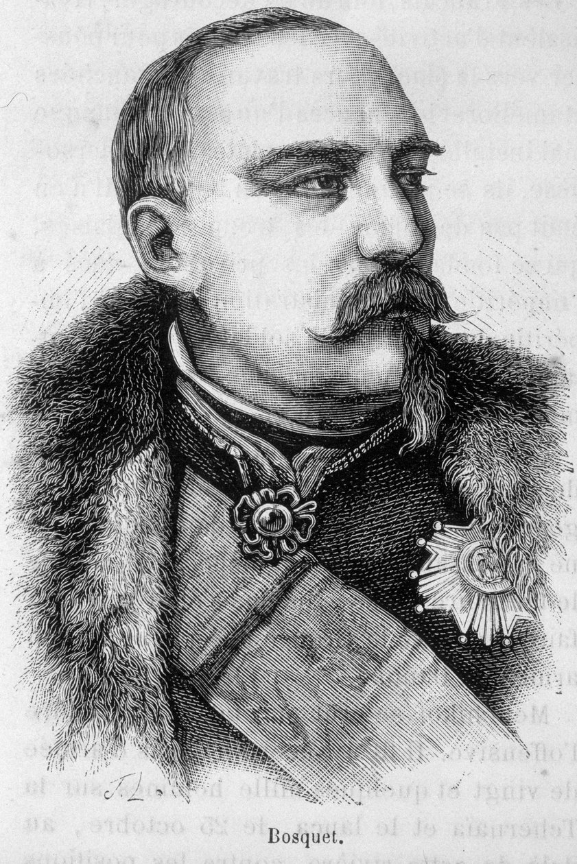 Portret Pierre Francois Joseph Bosquet (1810-1861) jest marszałkiem Francji. autorstwa Unknown artist