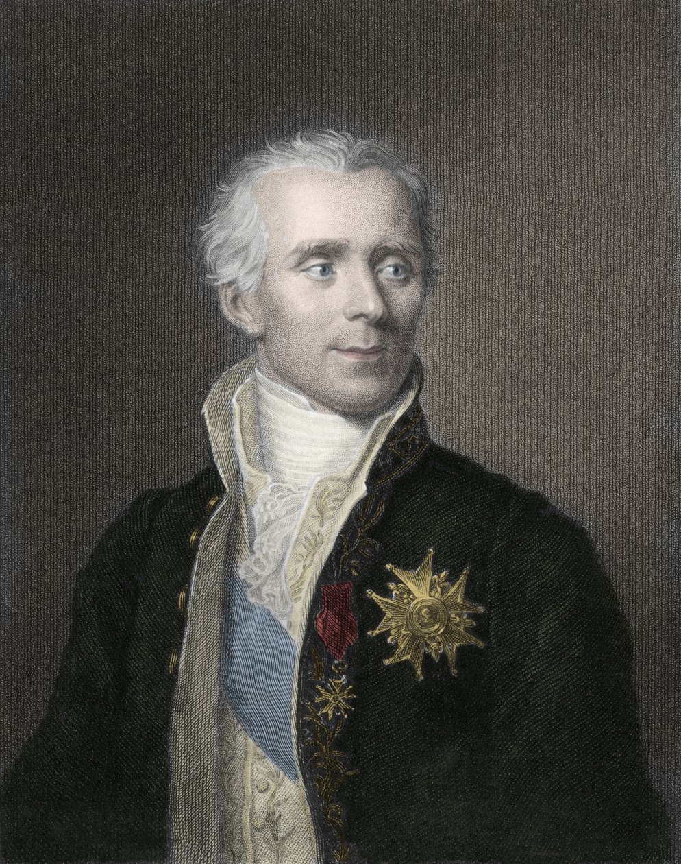 Portret Pierre Simona, markiza de Laplace, matematyka i astronoma (1749-1827) - Pierre Simon Laplace (1749-1827), francuski matematyk autorstwa Unknown artist