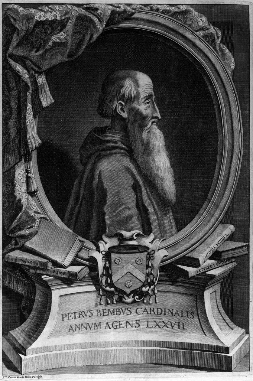 Portret Pietro Bembo (1470 - 1547), włoskiego kardynała i humanisty. autorstwa Unknown artist
