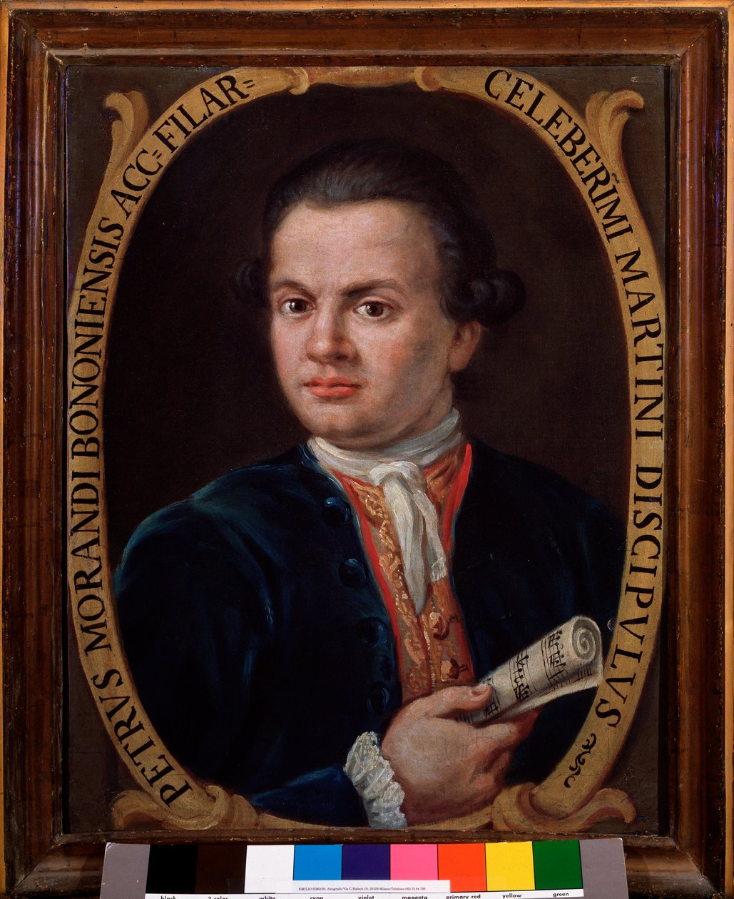 Portret Pietro Morandiego, włoskiego kompozytora (malarstwo autorstwa Unknown artist