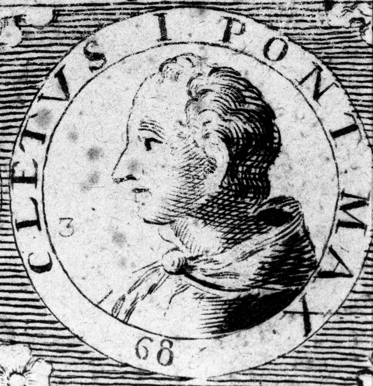 Portret papieża Anaclet lub Clet lub Anenclet lub Cleto I zmarł w 91. autorstwa Unknown artist