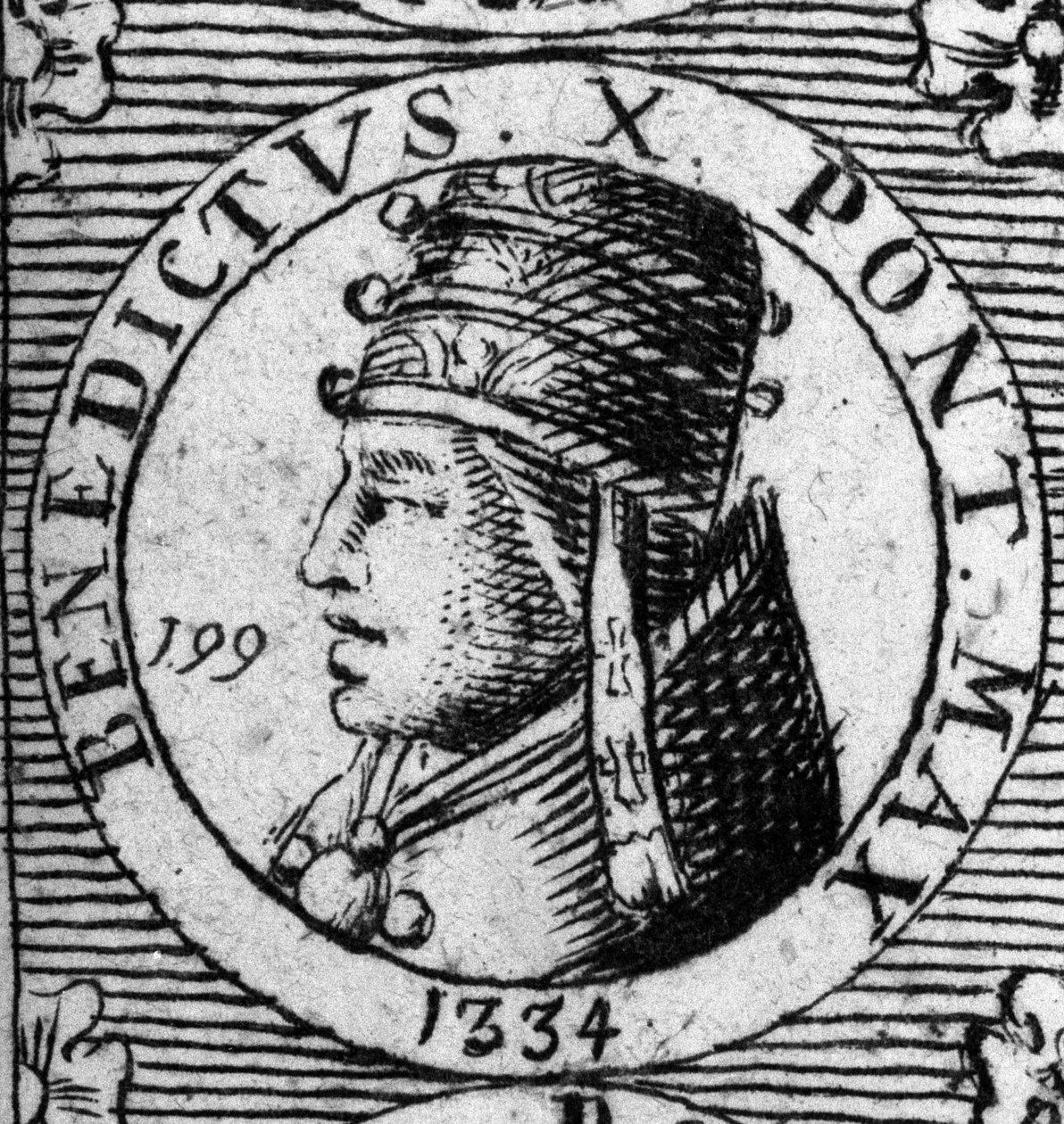 Portret papieża Benoita X lub Benoita 10. autorstwa Unknown artist