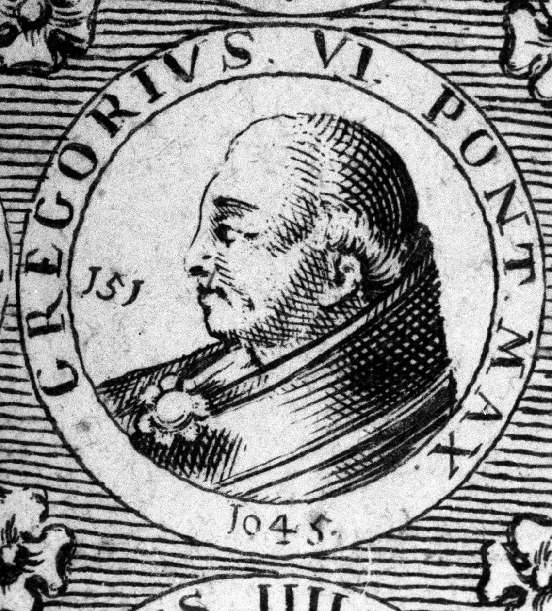 Portret papieża Grzegorza VI (zm. 1048). autorstwa Unknown artist