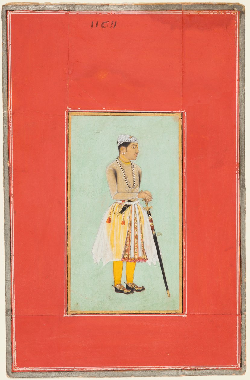 Portret księcia Sur Singh Rathor z Bikaner (1594-1631) autorstwa Unknown artist