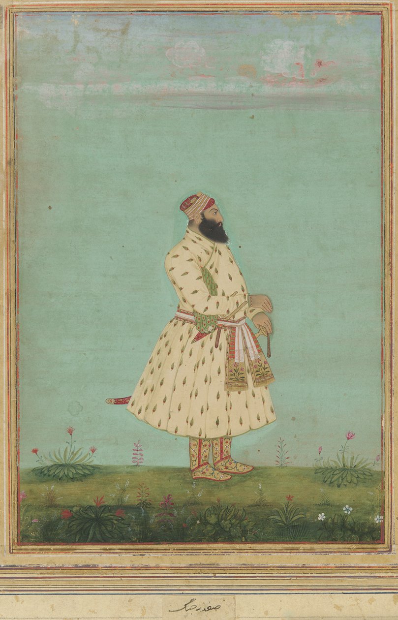 Portret Safdara Jang autorstwa Unknown artist