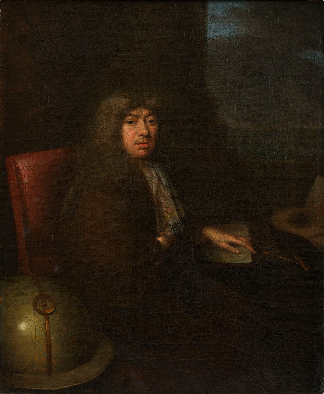 Portret Samuela Pepysa około 1673 roku, artysta nieznany (obraz) autorstwa Unknown artist