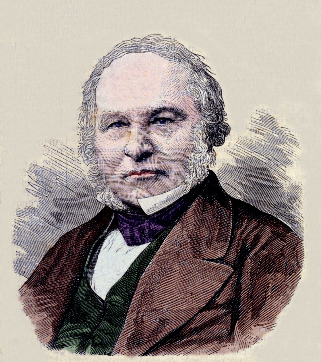 Portret Sir Rowlanda Hilla (1795-1879) wynalazcy znaczka pocztowego. autorstwa Unknown artist