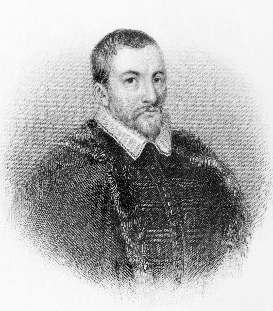 Portret sir Thomasa Bodleya. Angielski dyplomata i uczony (1545-1613). autorstwa Unknown artist