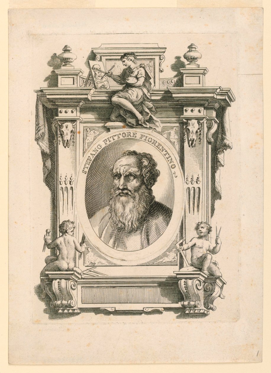 Portret Stefano Fiorentino autorstwa Unknown artist