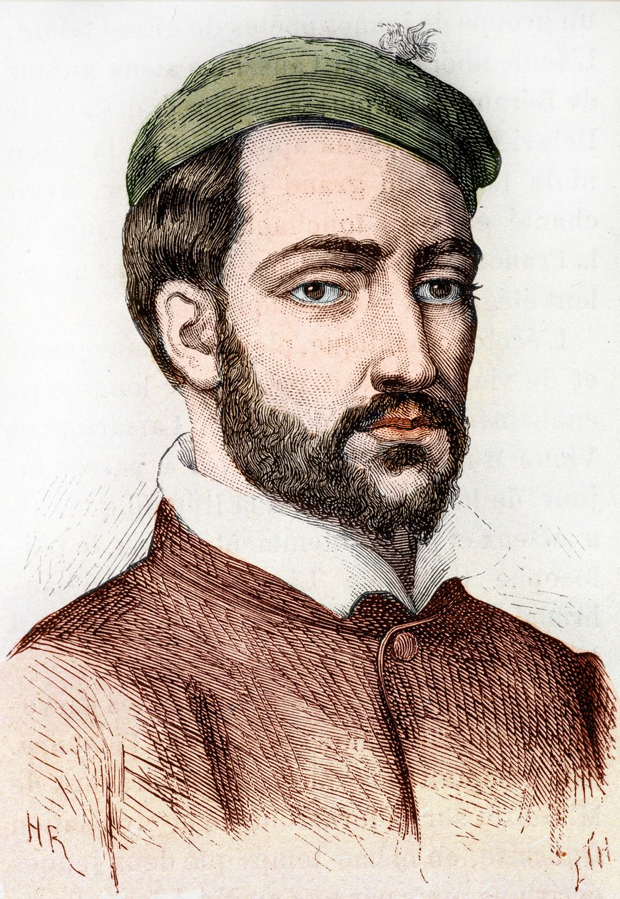 Portret Teodora Gericaulta, francuskiego malarza (1791 - 1824) - w "L