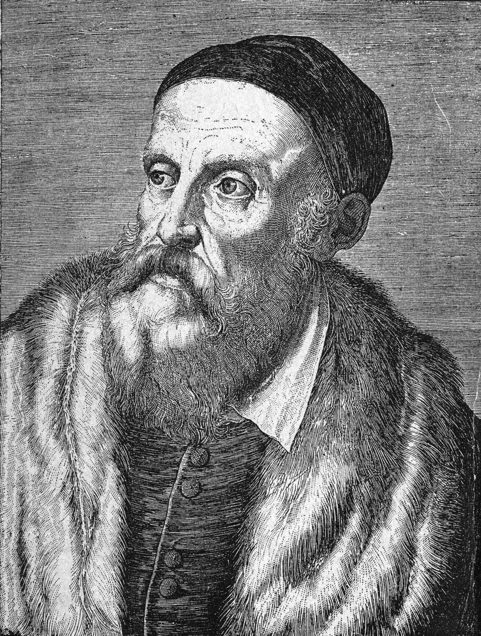 Portret Tiziano Vecellio (Tycjana) (1490 - 1576) autorstwa Unknown artist